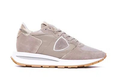 Philippe Model Tropez Haute Low Sneakers In Beige