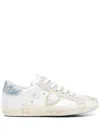 Philippe Model Sneakers In Bianco E Celeste