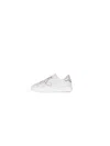 Philippe Model 'temple' Sneakers In White And Gold Leather In Bianco Glitter Bianco