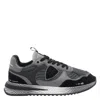 Philippe Model Casual Sneakers With Rubber Sole And Mesh In Black