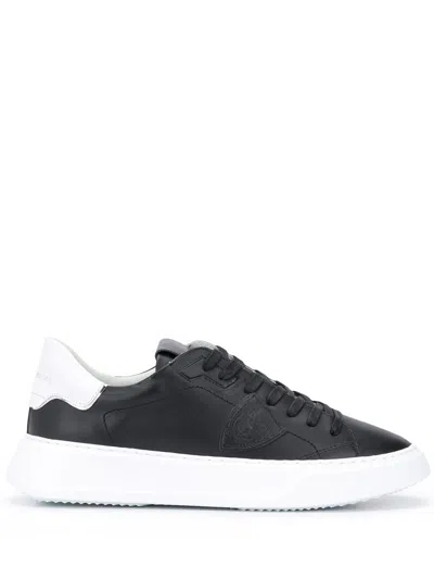 Philippe Model Temple Trainers In Black  