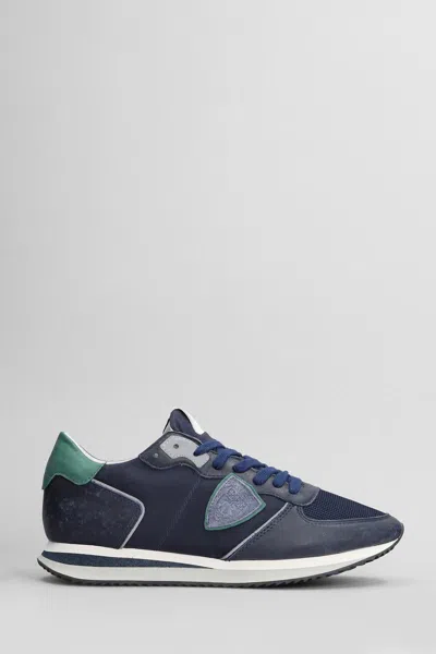 Philippe Model Trpx Low Sneakers In Blue