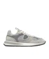 Philippe Model Mesh Panel Round Toe Rubber Sole Sneakers In Gray