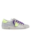 Philippe Model Round-toe Low-top Sneakers In Gray