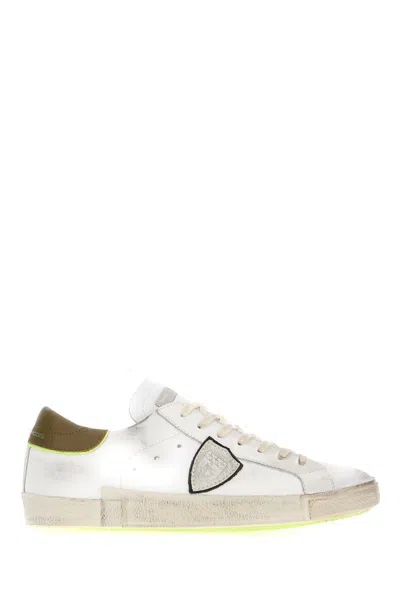 Philippe Model Sneakers In Military White