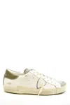 Philippe Model Vintage Mixage Low Top Sneakers In White