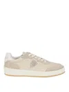 Philippe Model Beige Lace Up Sneakers In Neutral
