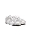 Philippe Model Paris Panelled Leather Sneakers In White