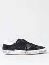 Philippe Model Paris X Leather Sneakers In Schwarz