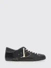 Philippe Model Low Top Sneakers Contrast Stitching In Black