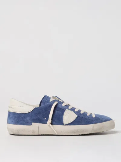 PHILIPPE MODEL SNEAKERS PHILIPPE MODEL MEN COLOR BLUE,G61052009