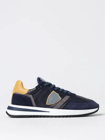 PHILIPPE MODEL SNEAKERS PHILIPPE MODEL MEN COLOR BLUE,G04560009