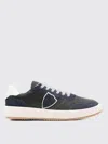 Philippe Model Man Sneakers Midnight Blue Size 10 Leather In Blau
