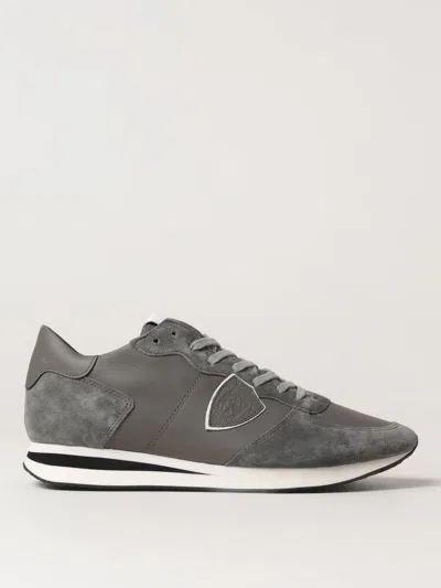 Philippe Model Sneakers  Men Color Grey In Grau