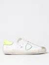 Philippe Model Prsx Leather Sneakers In Weiss 1