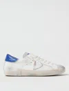 Philippe Model Sneaker Man  - Itx Low Man - Electric Blue In White