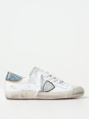 Philippe Model Round Head Low-cut Casual Shoes In White