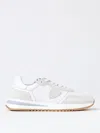 Philippe Model Casual Low Top Sneakers With Suede Inserts In Weiss