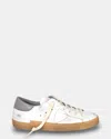 Philippe Model Low Top Sneakers With Perforated Round Toe In White