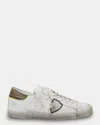 Philippe Model Sneakers  Mod. Prsx Low - Vv08 Veau Vintage/blanc Militaire In White