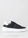 Philippe Model Low Top Sneakers Contrast Heel In Black