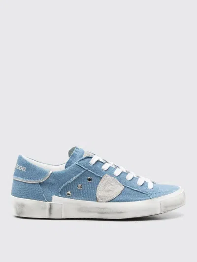 PHILIPPE MODEL SNEAKERS PHILIPPE MODEL WOMAN COLOR BLUE,G88729009