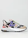 Philippe Model Mesh And Suede Sneakers With Vibram Sole In Gray