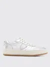 Philippe Model Silver 'nice' Sneakers In Leather In Silver