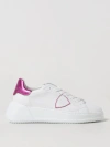 Philippe Model Woman Sneakers White Size 8 Leather In White