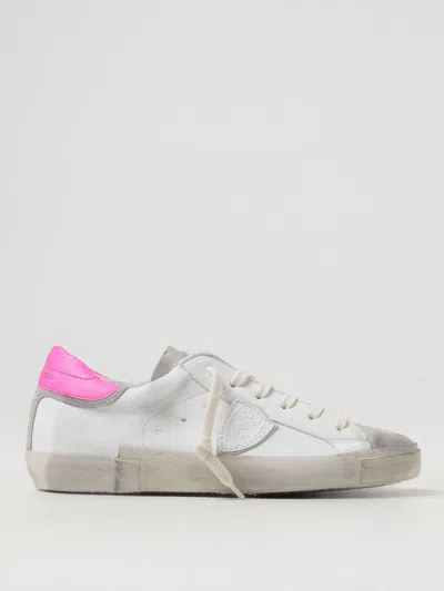 Philippe Model Prsx Leather Sneakers In Multi