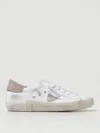 Philippe Model Prsx Leather Sneakers In Weiss