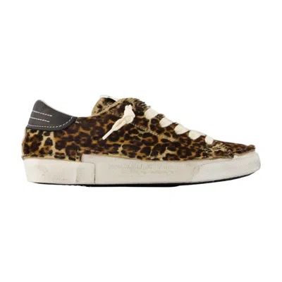 Philippe Model Sneakers Prsx Low  Leather Printed In Multi