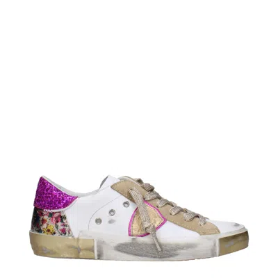 Philippe Model Sneakers Prsx Womens Leather White/fuxia