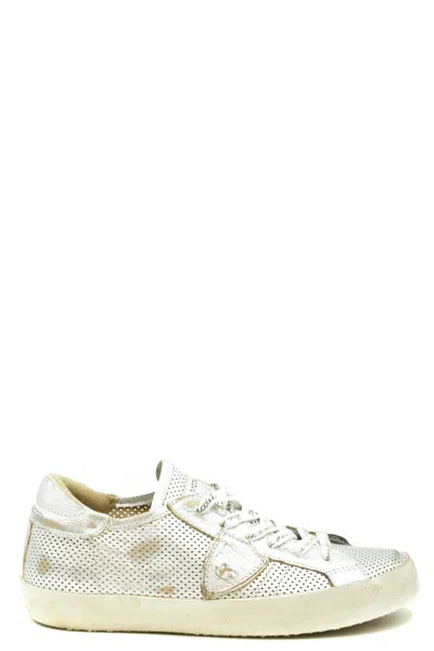 Philippe Model Sneakers In Silver