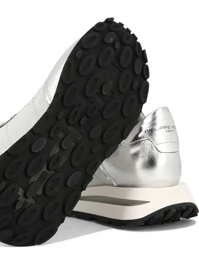 Philippe Model Sneakers In Silver