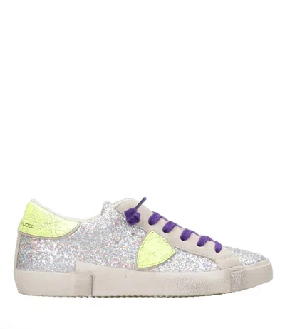 Philippe Model Sneakers Silver In Gray