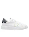 Philippe Model Temple Veau Lace In White/blu