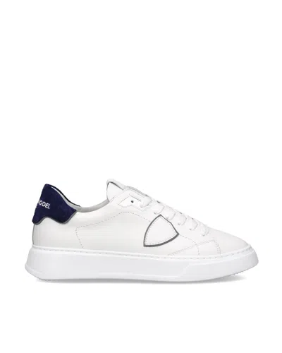 Philippe Model Sneakers Temple Low Man Blanc/bleu