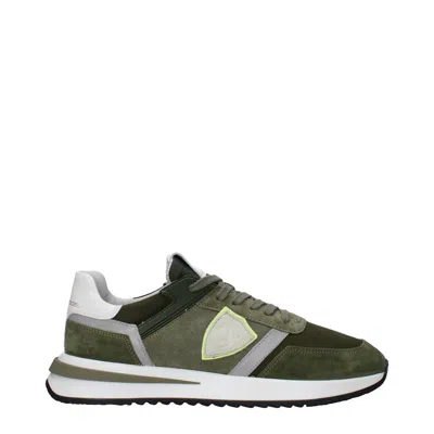 Philippe Model Sneakers Tropez 2.1 Mens Suede Green/green Military