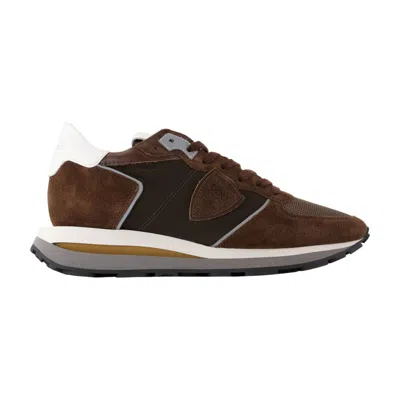 Philippe Model Paris High-top Tropez Sneakers In Brown