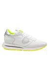 Philippe Model Trpx Haute Sneakers In Blanc/jaune