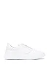 Philippe Model Temple Veau Leather Sneakers In Veau Blanc