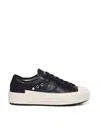 Philippe Model Paris Haute Sneakers In West_noir