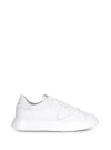 Philippe Model Temple Veau Leather Sneakers In White