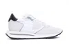 Philippe Model Low Top Sneakers With Suede And Fabric Upper In White