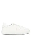 Philippe Model Temple Veau Leather Sneakers In White