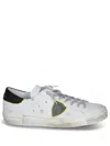 Philippe Model Paris Worn-look Low-top Sneakers In White