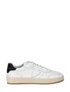 Philippe Model Elevated White Sneakers With Subtle Perforations