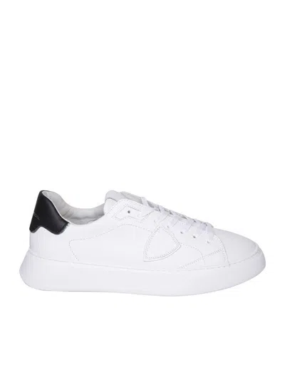 Philippe Model Sneakers In Veau Blanc Noir