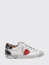 Philippe Model Prsx Leopard-print Sneakers In White